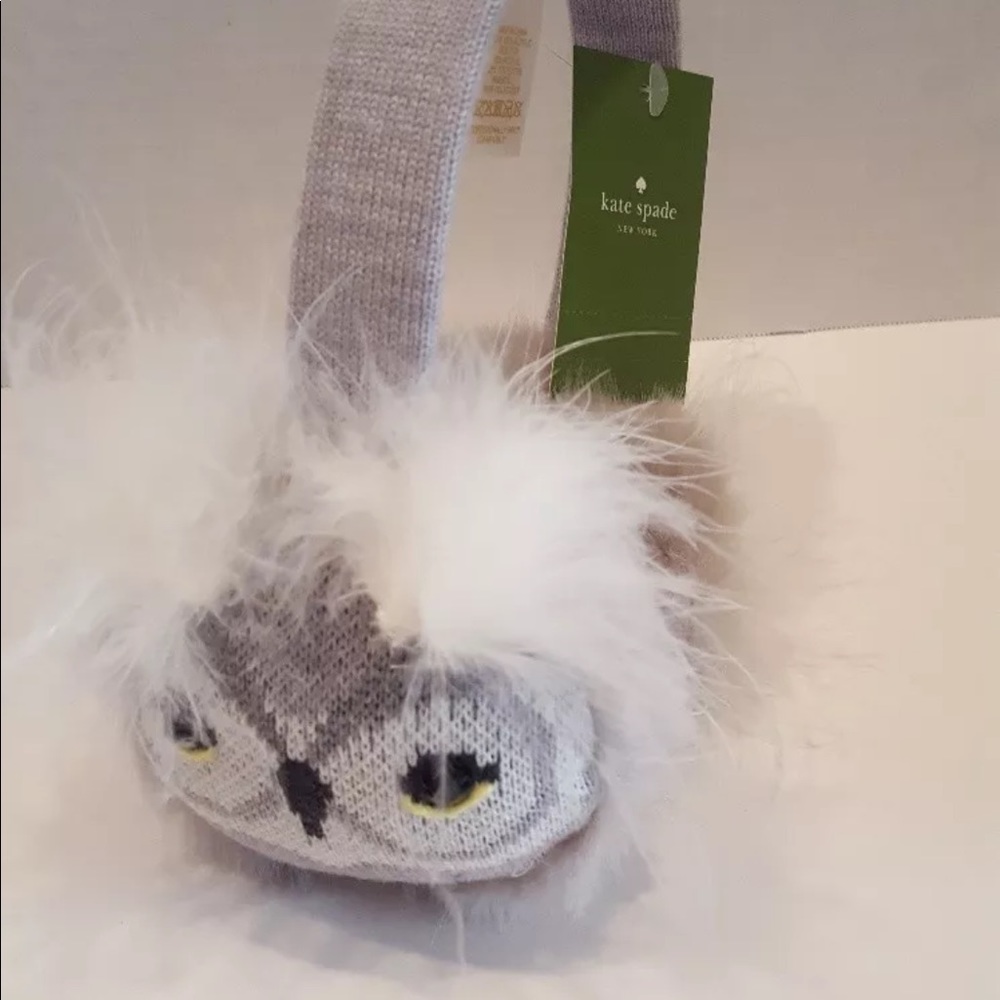 NEW Kate Spade who me owl earmuffs